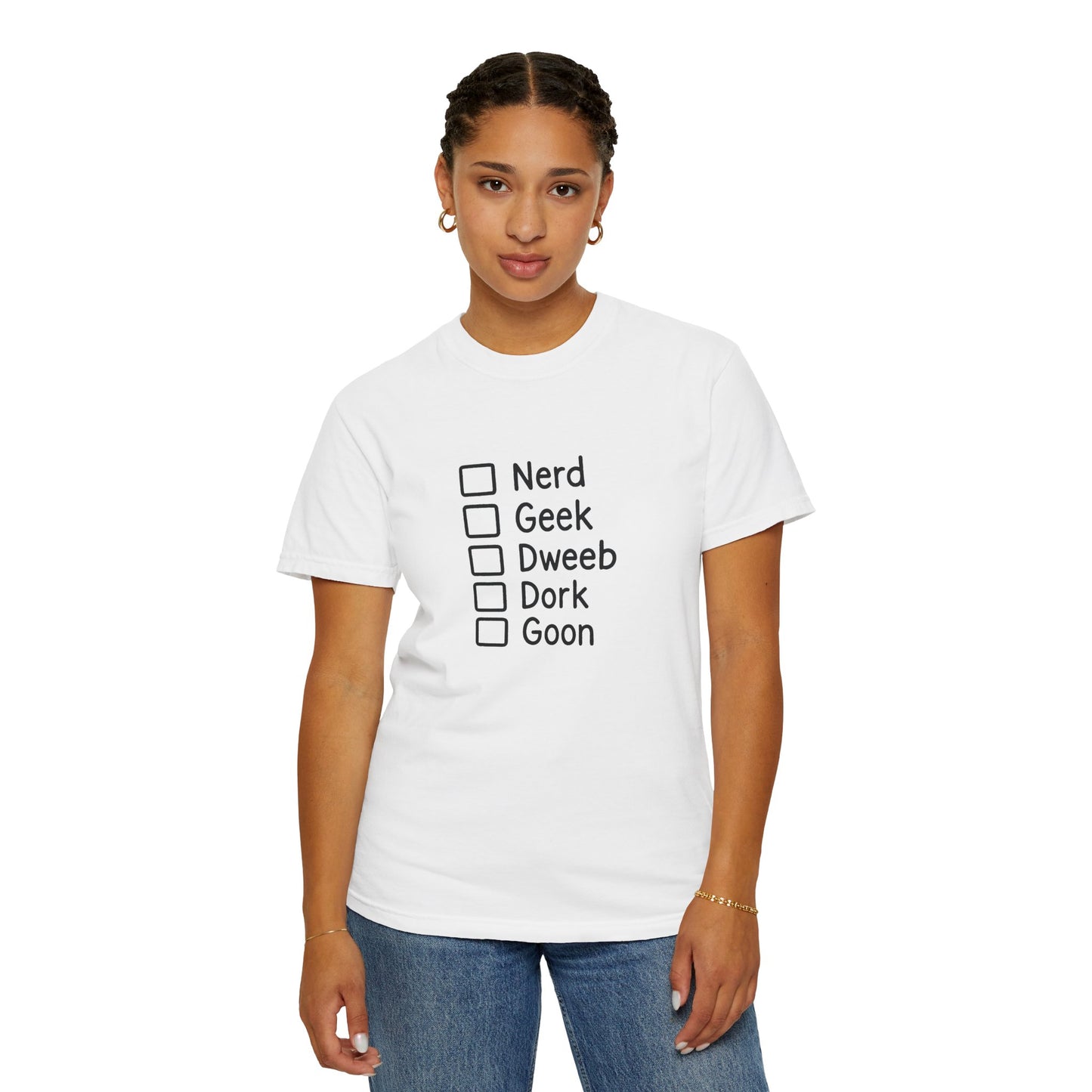Nerd Alert! - Funny Name Checklist T-Shirt
