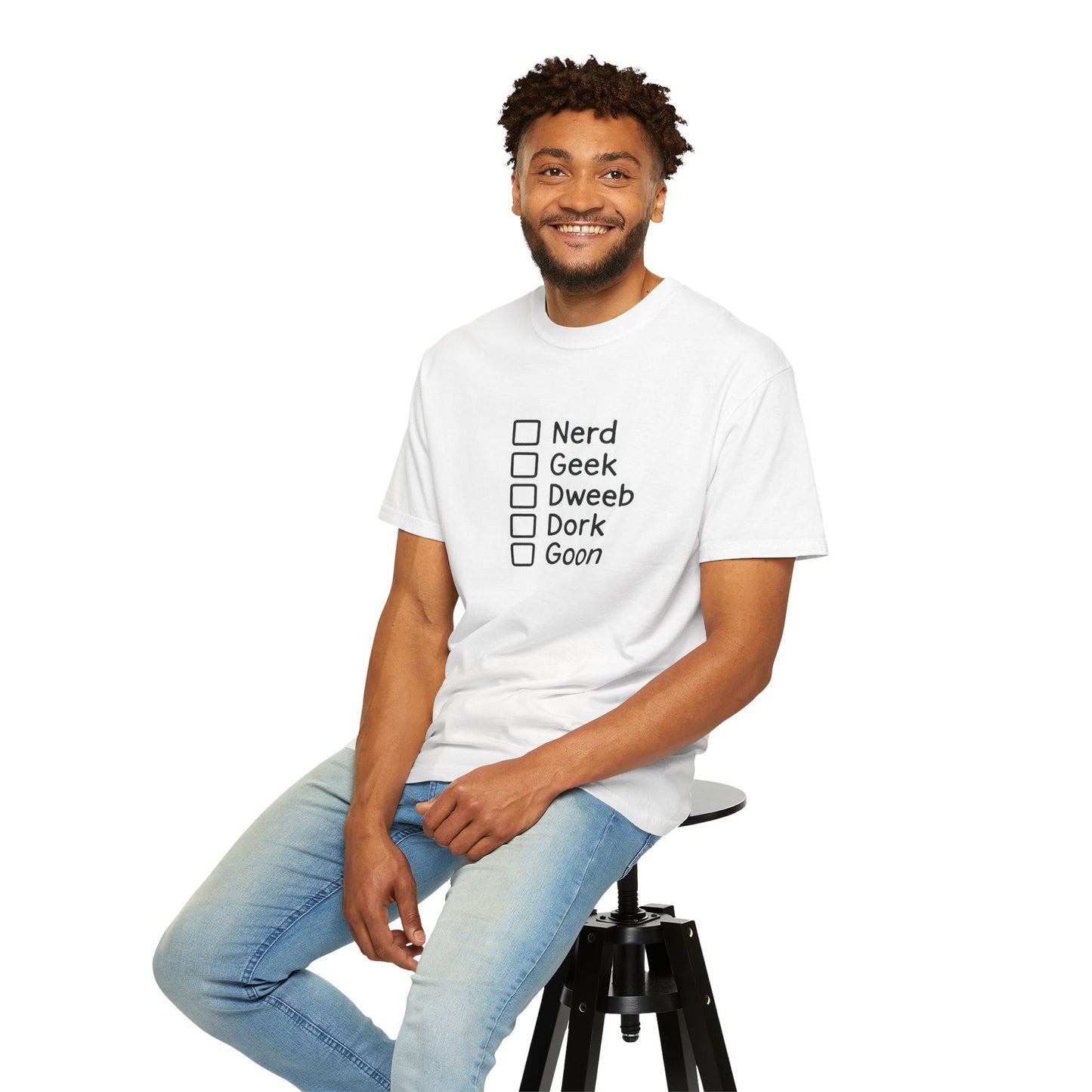Nerd Alert! - Funny Name Checklist T-Shirt